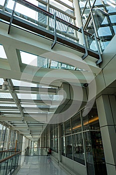 Interior Modern Glass facade building
