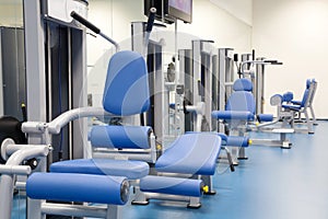 Interior of a modern gym