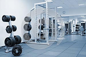 Interior of a modern gym