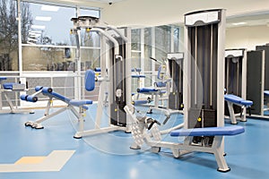 Interior of a modern gym