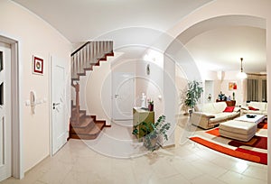 Interior of modern home