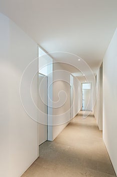 Interior of a modern house, corridor