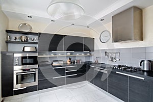 Interior of modern kitchen