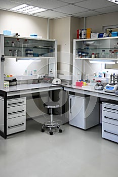 Interior of a modern laboratory