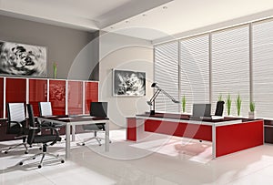 Interior of modern office