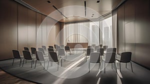 Interior of a modern Office Meeting Room