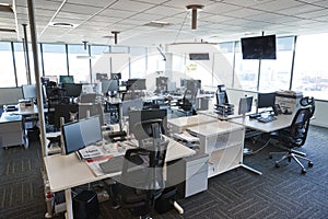 Interior Of Modern Open Plan Office With No People