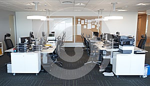 Interior Of Modern Open Plan Office With No People