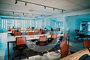 Interior Of Modern Open Plan Office With No People