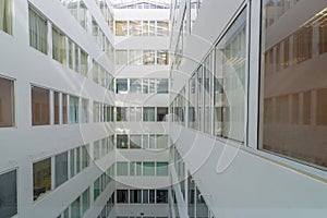 Interior of a modern prestigious office building