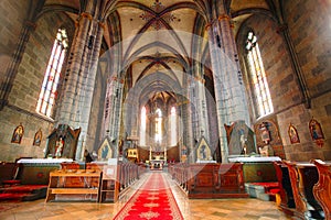 Interior of Monastery in Hronsky Benadik, Slovakia