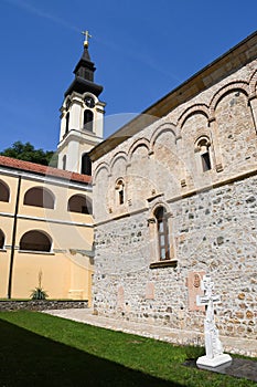 Interior of Monastery Novo Hopovo near Novi Sad, Srbia photo
