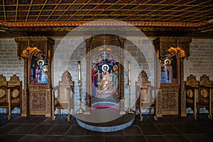 Interior Of Monastery of Varlaam - Meteora, Greece