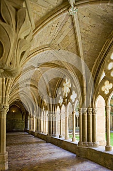 Interior of Monastery of Veruela photo
