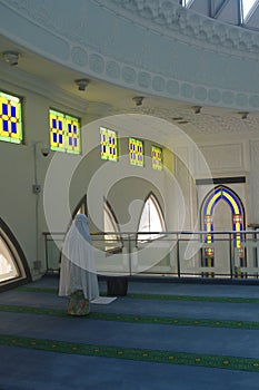 Interior of Muslim mosque
