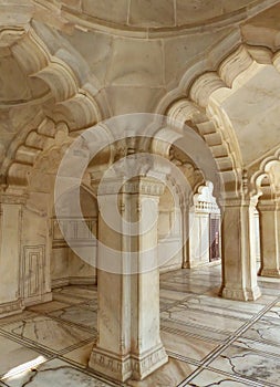 Interior of Nagina Masjid Gem Mosque in Agra Fort, Uttar Prade