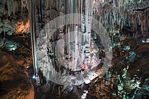 Interior of Natural Cave in Andalusia, Spain