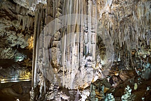 Interior of Natural Cave in Andalusia, Spain