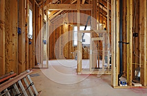 Interior of New Home Construction