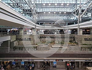 Denver international airport inside USA
