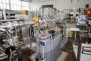 Interior of nuclear laboratory-ION accelerator photo