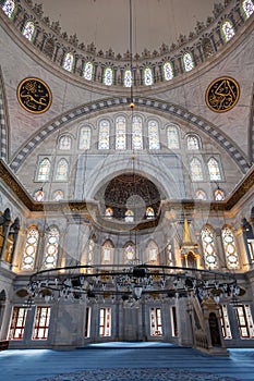 Interior of the Nuruosmaniye Mosque