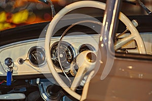 Interior of an Old Car