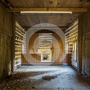 Interior of an old chapel