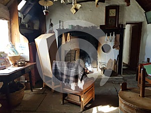 Interior of a crofthouse