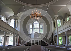 Interior, Old First Church, Bennington, Vermont