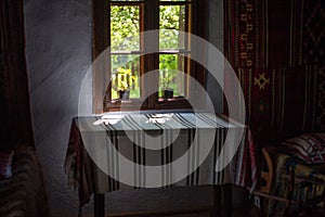 Interior of an old romanian house