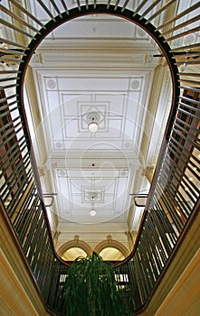 Interior of Old Shopping Bank Arcade, Wellington, New Zealand