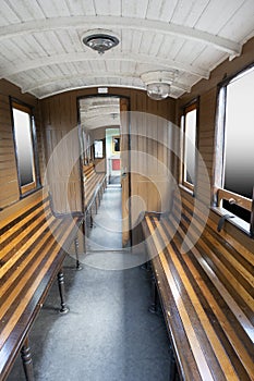 Interior from old train car