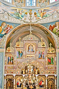Interior of the orthodox church