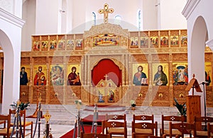 Interior of Orthodox Church.