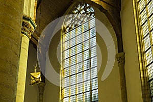 Interior of The Oude Church (De Oude Kerk)
