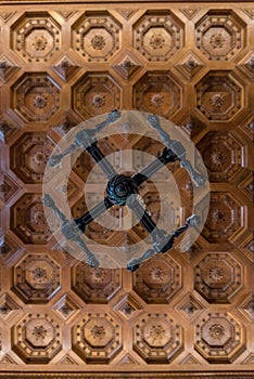 Interior of the Palace Quinta da Regaleira in Sintra, Portugal