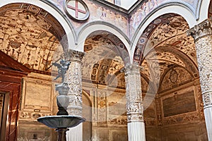 Interior of Palazzo Vecchio, Florence, Italy