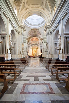 Interior of Palermo Cathedral, Sicily