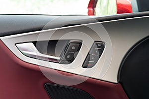 Interior panel of car door