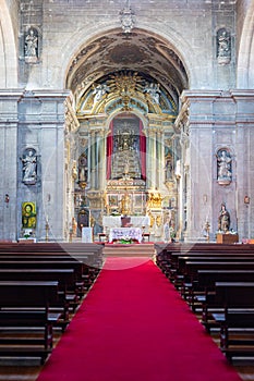 interior of the parish church of Nossa Senhora das Merces in Lisbon. photo