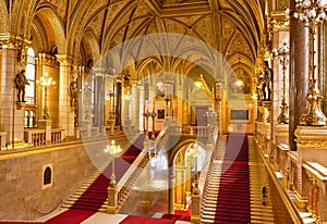 Interior Parliament Budapest