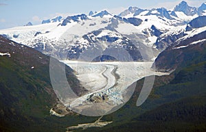 Interior Passage Panorama, Skagway, White Pass, Chilkoot Pass, Yucon, Klondike, Alaska, United States