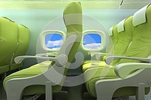 Interior passenger aircraft