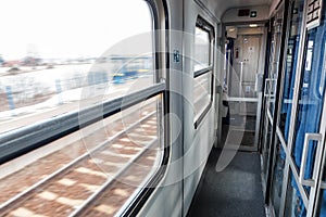 Passenger train vagon photo