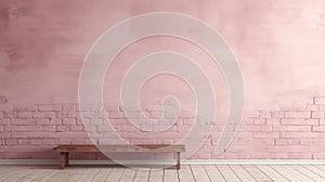 interior pink brick background