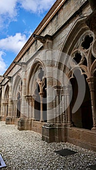 Interior of Poblet Monastery in Spain