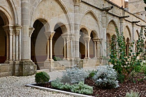 Interior of Poblet Monastery in Spain