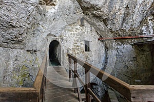 Interior Predjama Castle