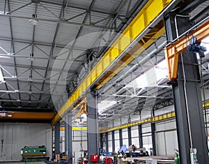 Interior of the production hall